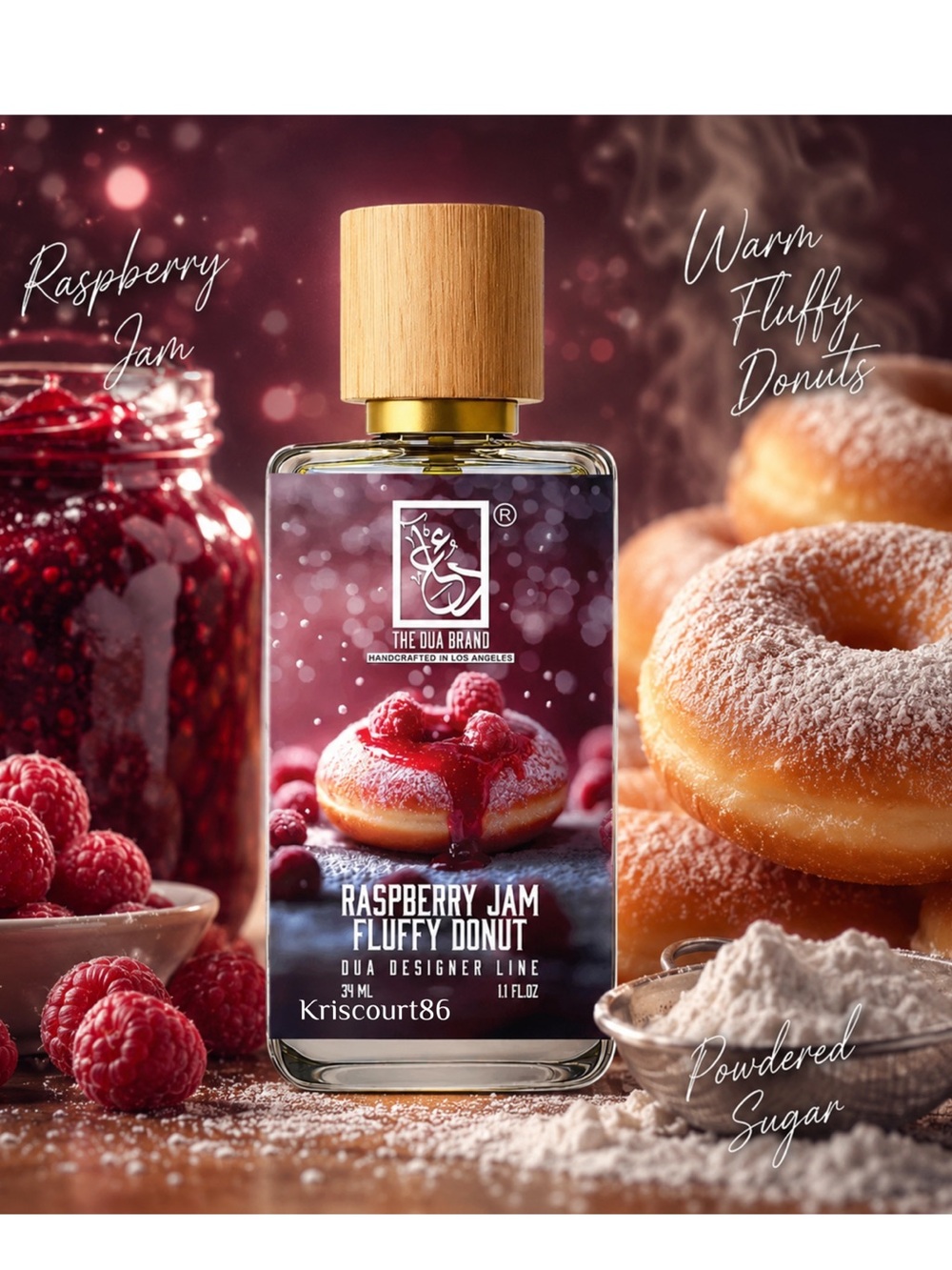 Raspberry Jam Fluffy Donut EDP NEW